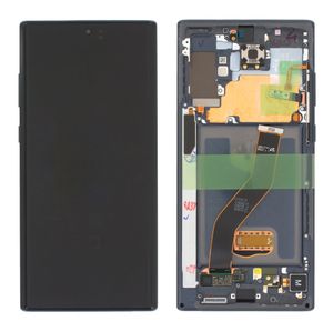Samsung Galaxy Note 10 Plus LCD-näyttö Alkuperäinen - Aura Black