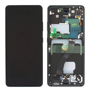 Samsung Galaxy S21 Ultra LCD Skärm Original - Phantom Black