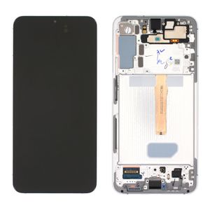 Samsung Galaxy S22 Plus LCD Skärm Original - Phantom White Cream