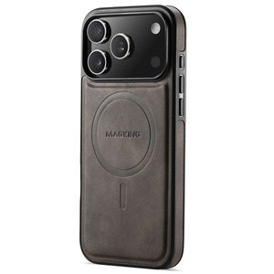 MAGKING K1 iPhone 18 Pro Max / 17 Pro Max MagSafe Deksel i PU-skinn - Mørk Brun