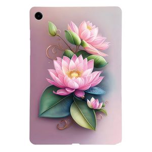 Samsung Galaxy Tab A11 Plus Cover med tryk - Lotus