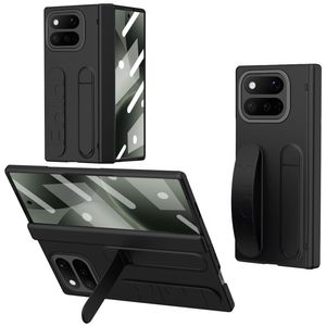 Google Pixel 11 Pro Fold Deksel med skjermbeskytter i herdet glass - Svart