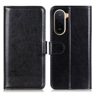 Xiaomi Poco C85x 5G/Redmi A7 Pro Plånboksfodral PU-läder - Svart