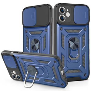 iPhone 11 Kuori Sormuksenpidike - Sininen