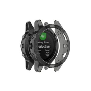 Garmin Fenix 5/5 Plus Case in TPU - Transparent Black