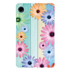 Samsung Galaxy Tab A11/A9 Deksel med trykk – Fargerike blomster
