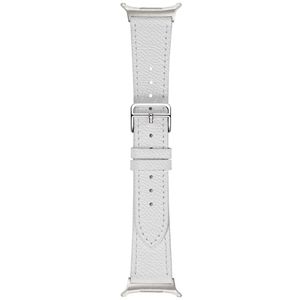 Samsung Galaxy Watch Ultra 47 mm kellonranneke aitoa nahkaa – valkoinen