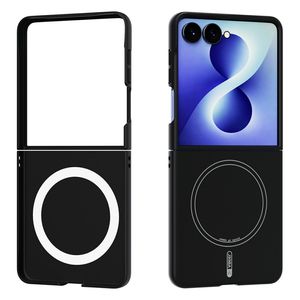 ABEEL Samsung Galaxy Z Flip8 MagSafe kuori silikonista - Musta
