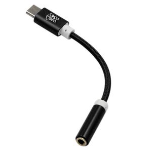 HAT PRINCE USB adapter Typ-C for 3.5mm AUX - Black