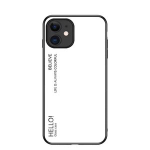 Gradient Color Case for iPhone 12 Mini - White