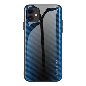 Carbon Fibre Case for iPhone 12 Mini - Blue