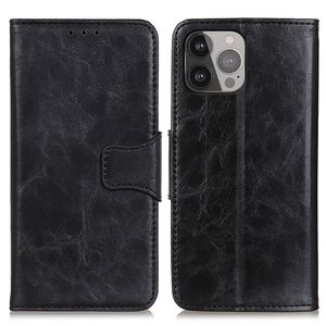 Crazy Horse iPhone 13 Pro Max cover - Black