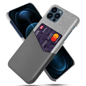 KSQ iPhone 13 Pro Max smartphone case with card holder - Gray
