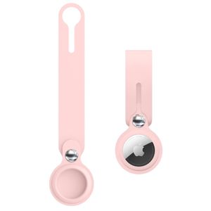 Apple Airtag Silicone Case with key ring - Pink