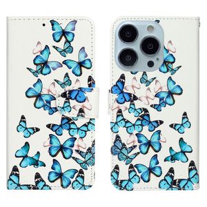 IPhone 13 Pro Max cover - Blue Butterflies