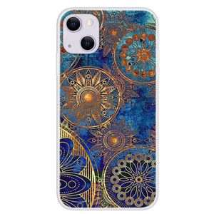 IPhone 13 mini case - Gold Flower