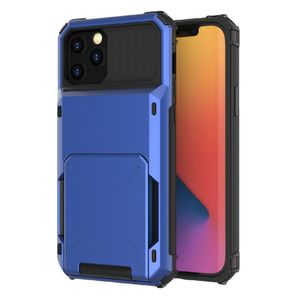 Case with Card Holder for iPhone 13 - Blue