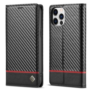 LC.IMEEKE iPhone 13 Pro Max cover - Horizontal Red Stripe