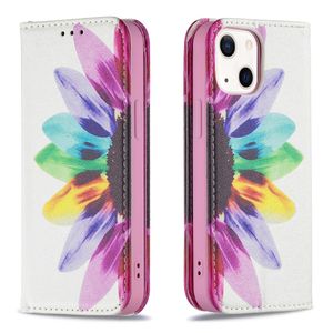 IPhone 13 mini wallet cover - Sunflower