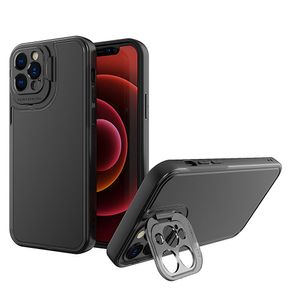 Kickstand Drop-Proof Case for iPhone 13 - Black