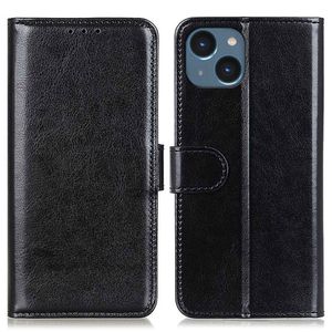 Crazy Horse Cover for iPhone 14 - Black