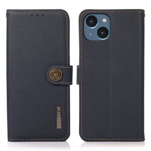 KHAZNEH iPhone 14 Magnetic Protect Flip Cover - Blue