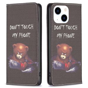 BF Pattern Printing Cover for iPhone 14- Bear cover