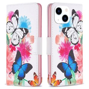 BF Pattern Printing Cover for iPhone 14- Two Butterflies cover