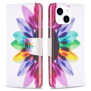 BF Pattern Printing Cover for iPhone 14- Sunflower cover