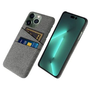 IPhone 14 Pro case with card slot - Gray