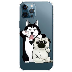 IMD Pattern Printing Case for iPhone 14 Pro Max- Two Dogs case