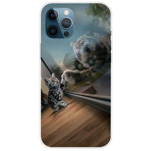 Protective iPhone 14 Pro Max Smartphone Case - Mirror Cat