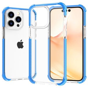 Clear Shockproof Case for iPhone 14 Pro Max case - Blue