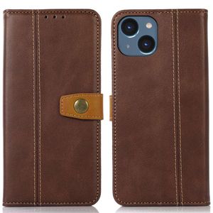 Magnetic Folio Flip Cover for iPhone 14- Coffee cover