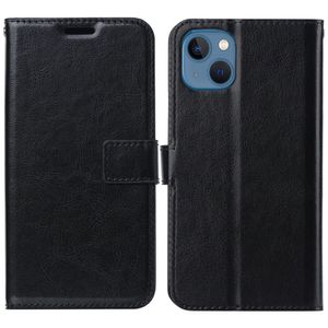 Crazy Horse Texture Cover for iPhone 14 cover - Black