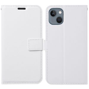 Crazy Horse Texture Cover for iPhone 14 cover - White