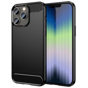 iPhone 14 Pro Max Protective Slim TPU Case - Black