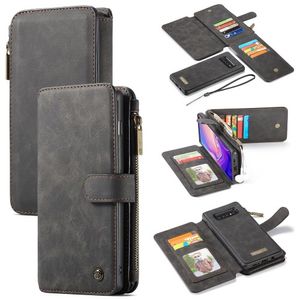 CASEME Detachable 2-in-1 Split Fodral till Samsung Galaxy S10 Plus - Svart