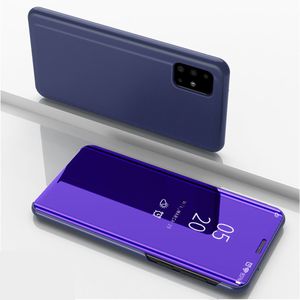 View Window Flip-etui til Samsung Galaxy A51 - Blå