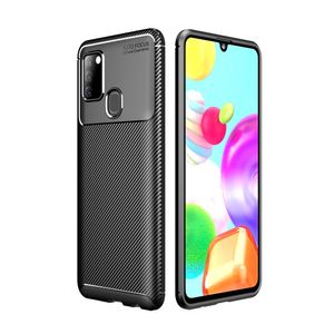 Carbon Fiber Case for Samsung Galaxy A21s - Black