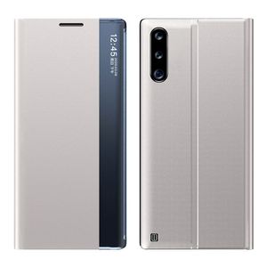 Samsung Galaxy A02 View Window etui - Gråt