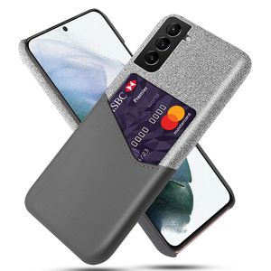 KSQ Samsung Galaxy S22 5G case with a card holder - Gray
