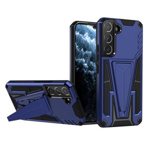 Samsung Galaxy S22 5G case with a stand - Blue