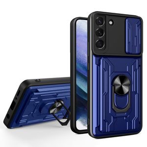 Samsung Galaxy S22 5G smartphone case with a stand - Sapphire