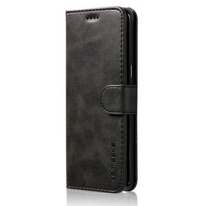 LC.IMEEKE Wallet Cover Samsung Galaxy S8 Plus - Black