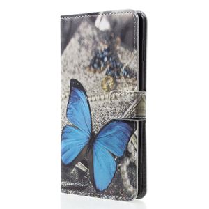Cover for Sony Xperia XZ2 - Blue Butterfly