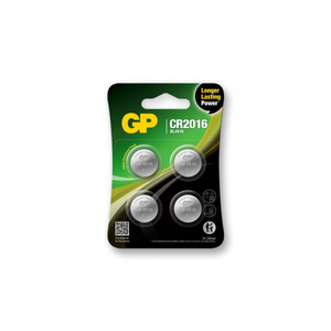 GP CR2016-7U4 battery - 4 Pack