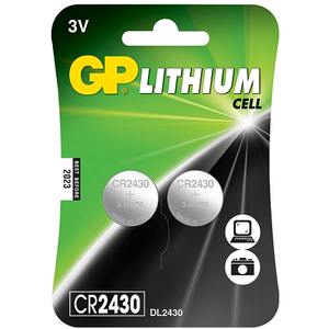 GP CR2430-2U2 button cell battery - 2 Pack