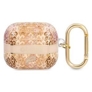 Guess Paisley Strap Etui till Airpods 3 - Guld