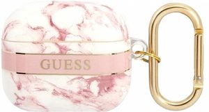 Guess Marble Strap Etui till Airpods 3 - Lyserød